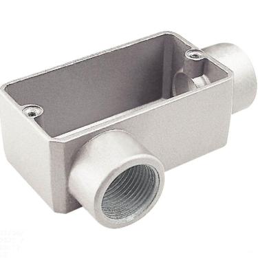 Imagem de Condulete Fixo 1" Tipo "lr" - Sem Tampa / Sem Rosca / Com Pintura Eletrostática A Pó Tramontina