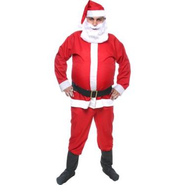 Imagem de Fantasia Papai Noel Adulto com Barba - Natal - Sulamericana, UNICA, GG