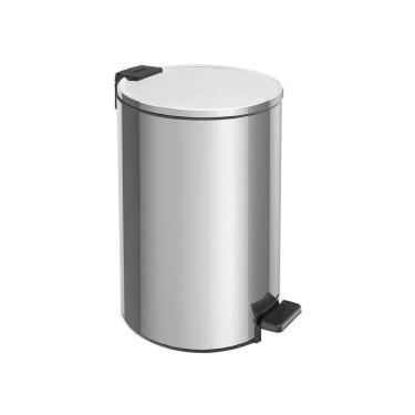 Imagem de Lixeira Tramontina Loop Com Pedal 20l Redonda Inox Polido Inox Polido