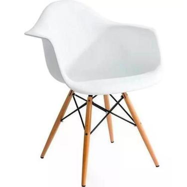 Imagem de Cadeira Eiffel Com Braço - Branco Branco