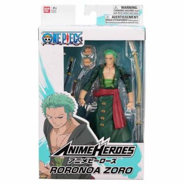 Imagem de Boneco Articulado Zoro de 16cm Colecionável - One Piece, One Piece