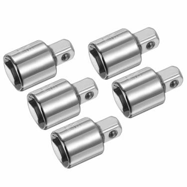 Imagem de HARFINGTON Adaptador de soquete de impacto, 5 peças, fêmea de 1/5.1 cm para 3/20.3 cm macho redutor de acionamento quadrado padrão SAE, chave de impacto, chave catraca, disjuntor, barra de conversão