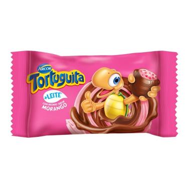 Imagem de Chocolate Arcor Tortuguita com Recheio Morango 15,5g