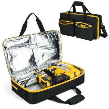 Imagem de MRINCA Estojo Para Pistola De Graxa Compatível Com Dewalt Dcgg571B/Milwaukee M18 2646-20/Milwaukee M12 2446-20 Kit De Pistola De Graxa, Bolsa De Transporte Portátil Compatível Com Ferramenta Dewalt