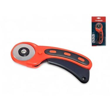 Imagem de Estilete Rotativo Com Lamina De 45Mm Com Gatilho 17Cm - Yins