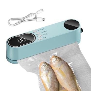 Imagem de Seladora a vácuo pequena – ferramenta de embalagem de saco de alimentos sem fio – seladora a vácuo compacta para alimentos – para casa, dormitório, hotel, apartamento, empresas, aluguel de cozinha