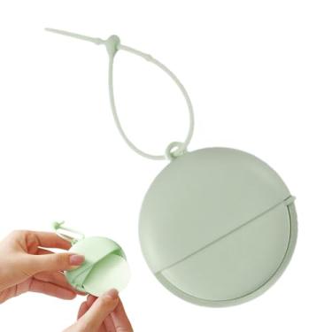 Imagem de Folhas de sabão de papel para viagem, folhas de sabonete para as mãos – Comprimidos pequenos portáteis de limpeza de fatias de banho para atividades ao ar livre, mochila, caminhadas, acampamento