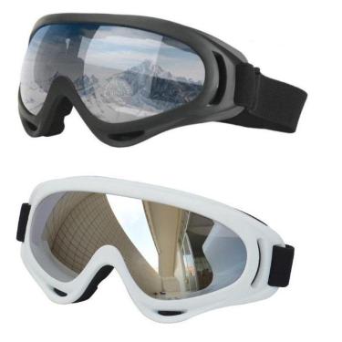 Imagem de Kit 2 Óculos Snowboard Kitesurf Motocross Paintball Uv400-Unissex