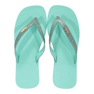 Imagem de Chinelo Melissa Sun Long Beach II Verde/Verde Glitter