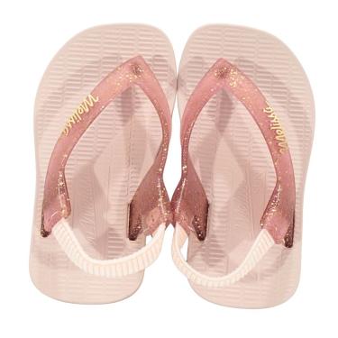 Imagem de Chinelo Mini Melissa Sun Long Beach Baby Rosa/Rosa Glitter