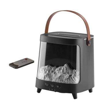 Imagem de Ｂｅｓｇａ Difusor de óleos essenciais, difusor de aromas USB com função de temporizador, umidificador pessoal portátil para casa, escritório e sala de estar, Preto