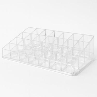 Imagem de 10 Porta Maquiagem Acrílico 36 Divisorias Organizador Batom - Equipe Y
