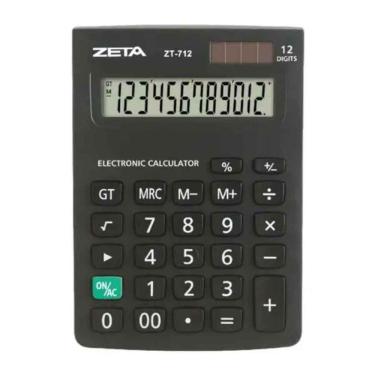 Imagem de Calculadora Mesa 12 Digitos Zeta