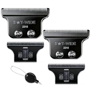Imagem de Lâmina de substituição ajustável Zero-Gap T 2215 para Wahl 5 Star Detailer Li Trimmer modelos 8081/8171 (preto-2)