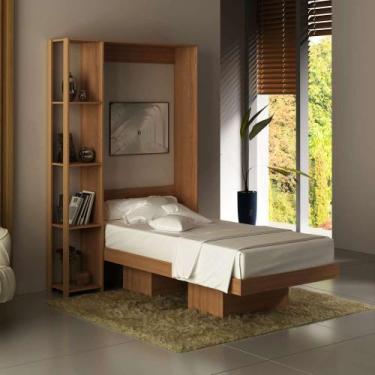 Imagem de Cama Articulada Solteiro 193x128,5cm c/ Nichos e Prateleiras CM8013 Te