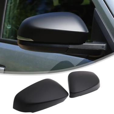 Imagem de TOYCIDFG Tampas de capa de moldura de espelho retrovisor compatíveis com Toyota Tacoma 2024 2025 TRD Off-Road Sport Trailhunter com luz de seta, acessórios de decoração exterior de carro (preto fosco)