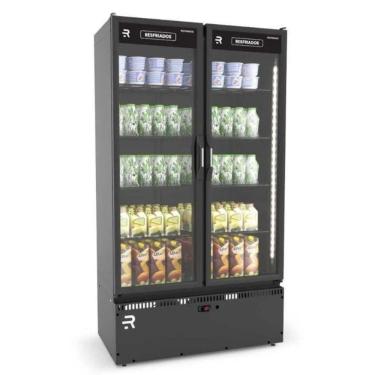 Imagem de Auto Serviço Vanguard Resfriados 2 Portas Preto 0 a 7ºC ASVR2P PR_PR 220V  Refrimate
