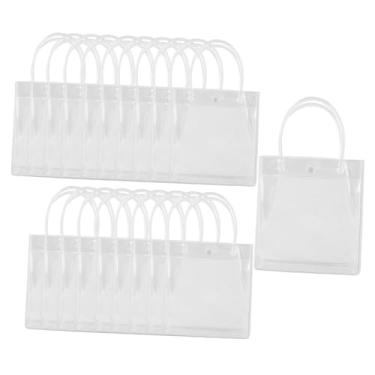Imagem de Vaveren 20 Sacolas de Presente Transparentes, Reutilizáveis, para Decoração, Embalagem de Presentes, Sacolas para Doces, Dia Mães e Casamentos