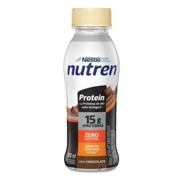 Imagem de Nutren Protein Chocolate Zero Lactose Nestlé 15g - Nestle