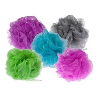 Imagem de Esponja de Banho com Cordinha, Cores Sortidas