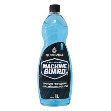 Imagem de Limpa Máquinas de Lavar Roupa Machine Guard Quimivida – Limpeza Técnica Profunda – Remove Resíduos, Sabão e Odor – Uso Profissional e Doméstico – 1L