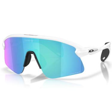 Imagem de Óculos de Sol Oakley Stunt Devil S Matte White Prizm Sapphir-Masculino