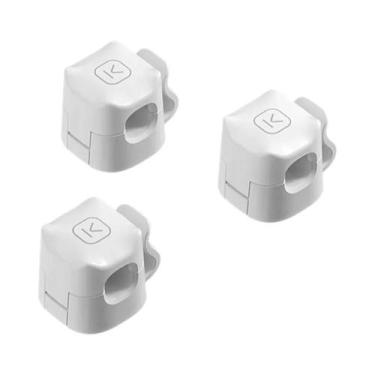 Imagem de Clipes De Cabo Ajustáveis Para Organização De Fios Sob a Mesa KUULAA G