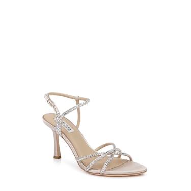 Imagem de Badgley Mischka Sandália feminina de salto Julietta, Nude., 40