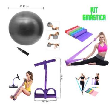 Imagem de Kit Funcional Para Treino E Ginástica Em Casa Completo - Zaya emporium