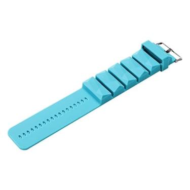 Imagem de Pesos de pulso, pesos de tornozelo para mulheres e homens, pesos de pulso de silicone vestíveis, tamanho ajustável. (Single azul)