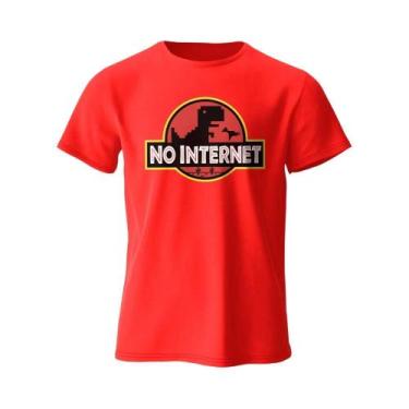 Imagem de Camiseta De Algodão Oversized Masculina Com Estampa Engraçada Sem Inte