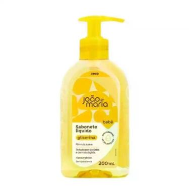 Imagem de Sabonete Liquido Cimed Joao E Maria Cheirinho de Bebe Glicerina 200 Ml