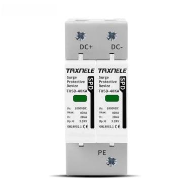 Imagem de Protetor Contra Surto De Alta Tensão DC 600V 800V 1000V 2P 20KA 40KA 6