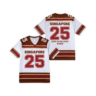 Imagem de Camiseta Feminina De Verão Y2K J-Hope Hope on the Stage Com Decote Em 