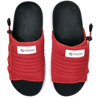 Imagem de Chinelo Masculino Slide Stefanini Lançamento 2025, Vermelho, 42