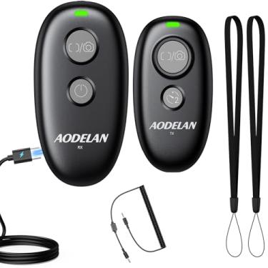 Imagem de Controle remoto de câmera sem fio recarregável, liberação do obturador AODELAN (atualização para Panasonic)