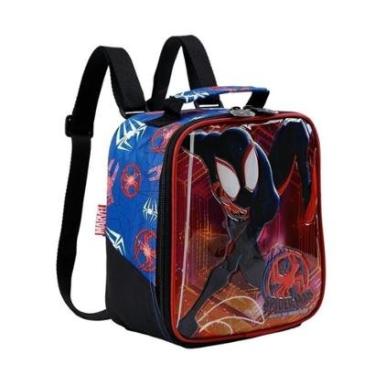 Imagem de Lancheira Térmica Escolar Infantil Menino Homem Aranha Miles Spider Man Xeryus-Masculino