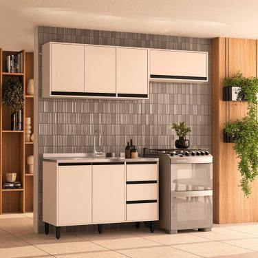 Imagem de Cozinha Modulada 3 Pecas sem Pia Koya Politorno