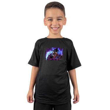 Imagem de Camiseta Infantil Menino Camisa Estampa Madara Uchiha Geek - MP Moda M