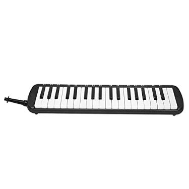 Imagem de Generic 37 Teclas Melódica Durável Teclado Soprador Instrumento Musical de para Treinamento Profissional Iniciante, Melódica Portátil para Crianças, Material ABS (Preto)