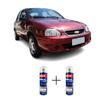Imagem de SPRAY AUTOMOTIVO Vermelho Chardon GM + SPRAY VERNIZ 300ML - Sherwin Wi