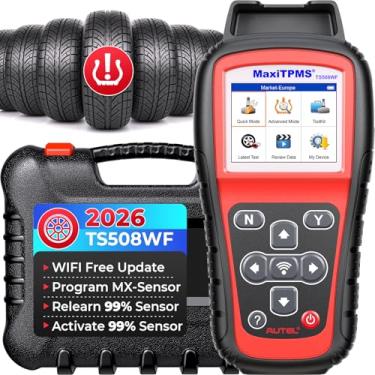 Imagem de Autel MaxiTPMS TS508WF 2025, ferramenta de programação TPMS Upgrade de TS508 TS501 Pro TS408S, ferramenta de ativação de reaprendizado de todos os sensores, programa Autel MX-Sensor 315/433MHz,