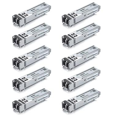 Imagem de ipolex Transceptor SFP multimodo de 1,25 G para fibra, módulo SFP 1000Base SX, MMF de 850 nm, para Cisco GLC-SX-MMD/SFP-GE-S, Ubiquiti UF-MM-1G, Netgear AGM731F, Meraki, TP-Link, Mikrotik e mais