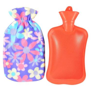 Imagem de Bolsa para água quente 1 litro com capa floral - montserrat tamanho:1l