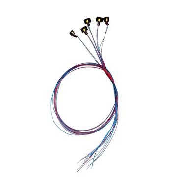 Imagem de JWQFBC Conjunto de 5 Mini Luzes Pré-cabeadas de 3V com Diodos Emissores Soldados para Maquetes Ferroviárias E Cenários de Ferromodelismo DIY, Frio