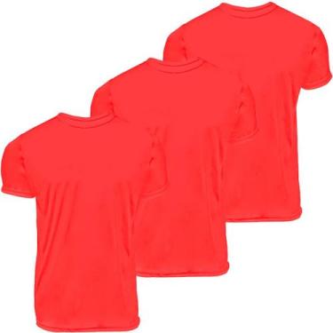 Imagem de Kit 3 camisas manga curta gola redonda Dryfit UV Plus Size - Garage 31