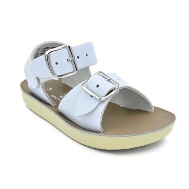 Imagem de Salt Water Sandals Sandália de surfista da Hoy Shoe (bebê/criança pequena/criança grande), Azul claro, 13 Little Kid