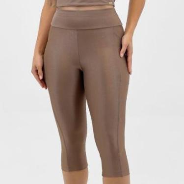 Imagem de Calça Rosa Bella Legging Corsário em Tecido Allure Feminina-Feminino