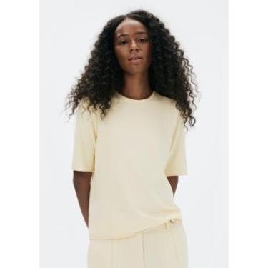 Imagem de Camiseta Hering Manga Curta Em Tricô Leve Feminina-Feminino