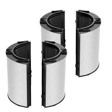 Imagem de Bagean Filtros HEPA de vidro combinado 360 compatíveis com filtro de purificador de ar Dyson TP07 HP07 TP10 HP10 Pure Cool Hot Fan Dyson - H13 True HEPA e carbono purifica 99,97% partículas (pacote